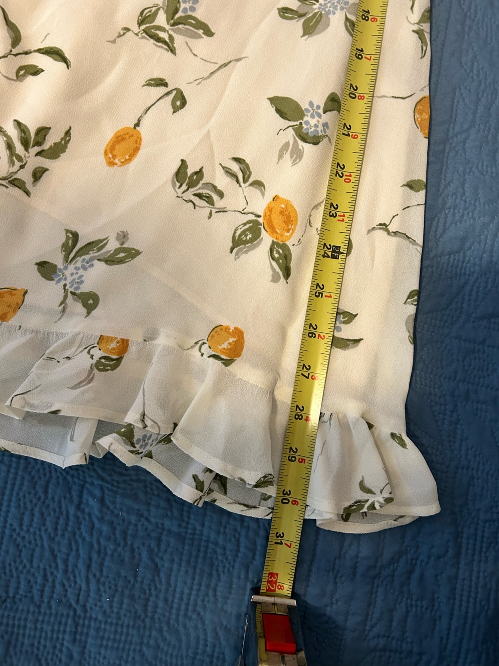 Reformation Christine Citron Mini Dress with Lemon Print - Picture 7 of 13